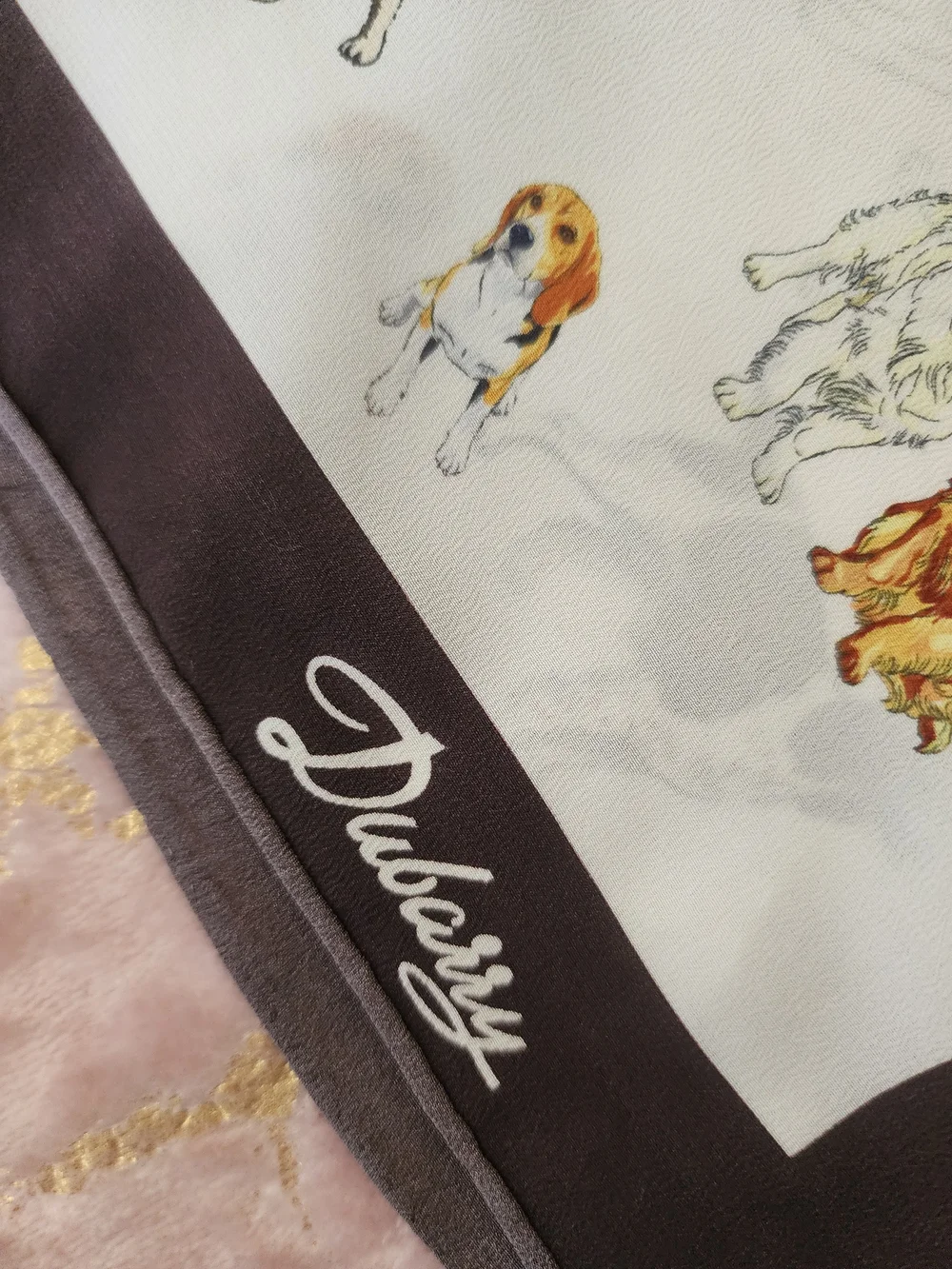 DUBARRY | Dog Print Silk Scarf